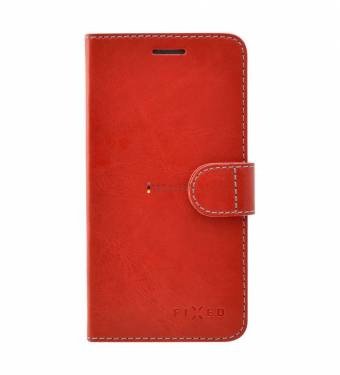 FIXED Wallet oldalranyíló telefontok FIT Apple iPhone 12 Pro Max, Piros