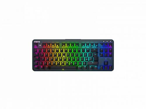 Fnatic Gear MiniStreak Gaming Silent Red Switch Keyboard Black UK