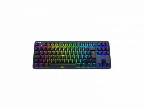 Fnatic Gear MiniStreak Gaming Silent Red Switch Keyboard Black UK