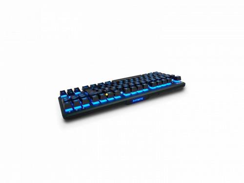 Fnatic Gear MiniStreak Gaming Silent Red Switch Keyboard Black UK