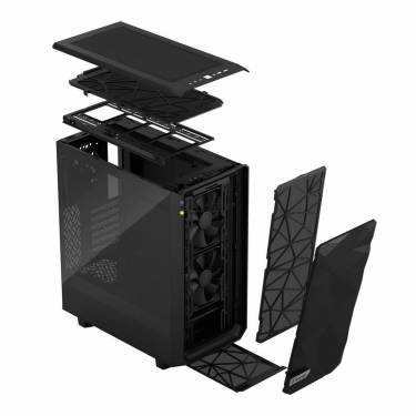 Fractal Design Meshify 2 Compact Light Tempered Glass Black