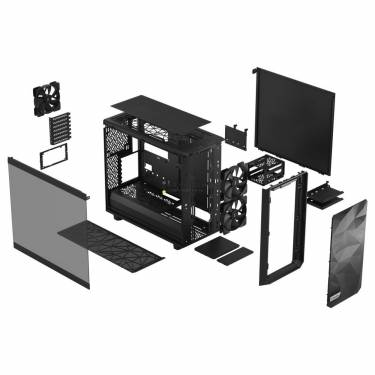 Fractal Design Meshify 2 Lite Tempered Glass Black