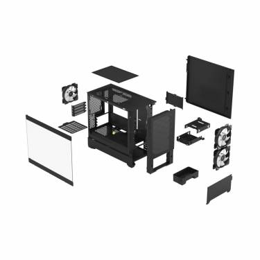 Fractal Design Pop Mini Air RGB Tempered Glass Black