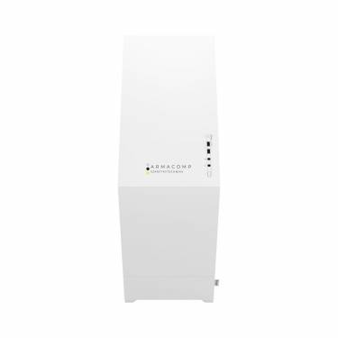 Fractal Design Pop Silent Tempred Glass White