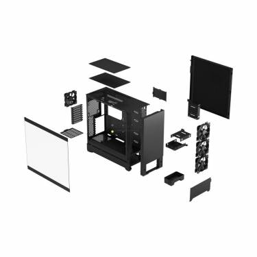 Fractal Design Pop XL Silent Tempered Glass Black