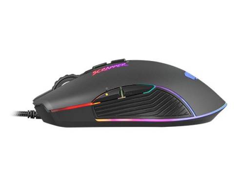 FURY Scrapper RGB Gaming Mouse Black