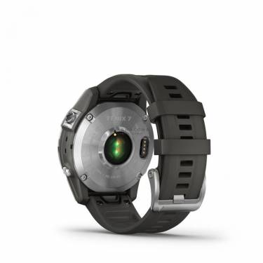 Garmin fenix 7 Silver with Graphite Band