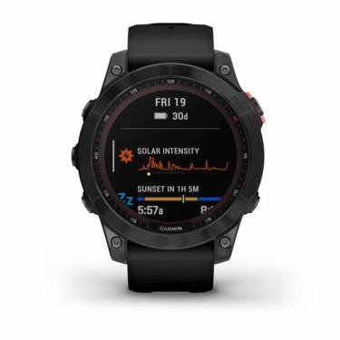 Garmin fenix 7 Solar Stale Grey with Black Band