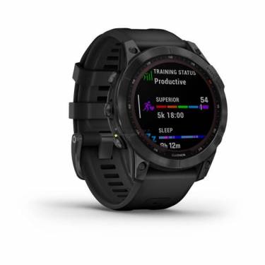 Garmin fenix 7 Solar Stale Grey with Black Band