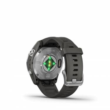 Garmin fenix 7S Pro Solar Edition Silver with Graphite Band