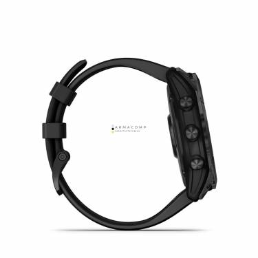 Garmin Fenix 7X Sapphire Solar Edition Black DLC Titanium with Black Band