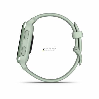 Garmin Venu Sq 2 Metallic Mint Aluminium Bezel with Cool Mint Case and Silicone Band