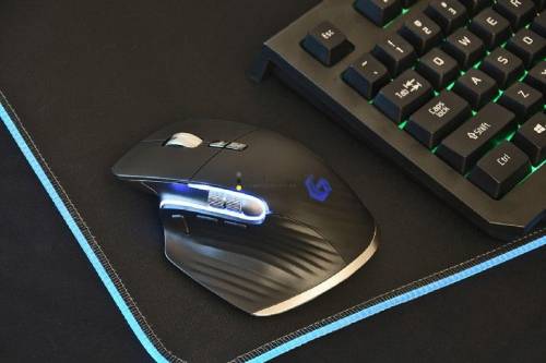 Gembird 9-Button Rechargeable Wireless RGB Gaming Mouse Black