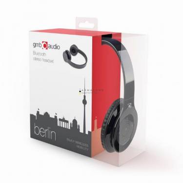 Gembird Berlin Bluetooth Stereo Headset Black