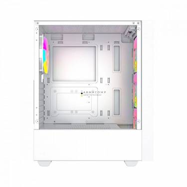 Gembird Fornax 4000 ARGB Tempered Glass White