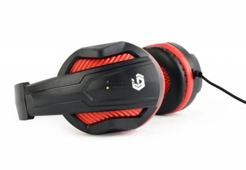 Gembird GHS-03 Gaming Headset Matte Black/Red