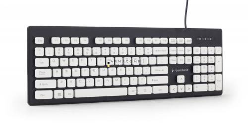 Gembird KB-CH-01 Chocolate keyboard Black US