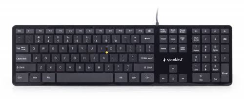 Gembird KB-MCH-02 multimedia keyboard Black US