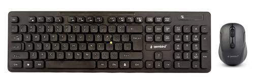 Gembird KBS-WCH-03 Wireless Keyborad Combo Black US