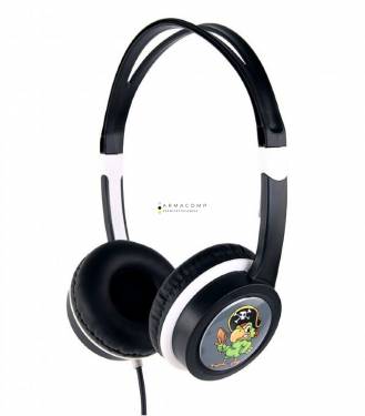 Gembird MHP-JR-BK Headphones for Kids Black