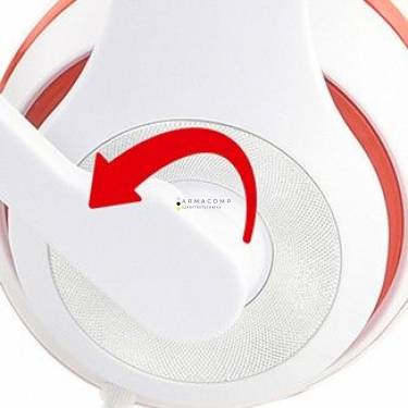 Gembird MHS-03-WTRD Stereo Headset White/Red