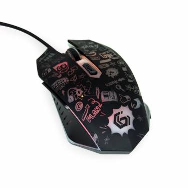 Gembird MUS-6B-GRAFIX-01 optical mouse Black