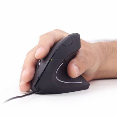 Gembird MUS-ERGO-01 Ergonomic mouse Black