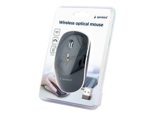 Gembird MUSW-4BS-01 Silent Wireless Optical Mouse Black