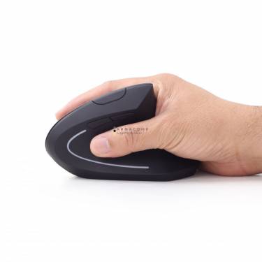 Gembird MUSW-ERGO-01 Ergonomic wireless mouse Black