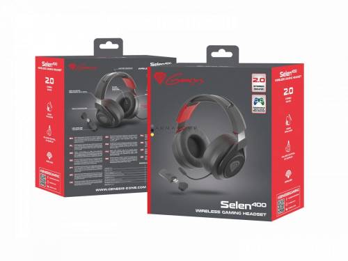 Genesis Selen 400 Wireless Headset Black