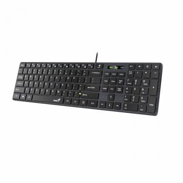 Genius SlimStar C126 Wired keyboard + mouse Black HU