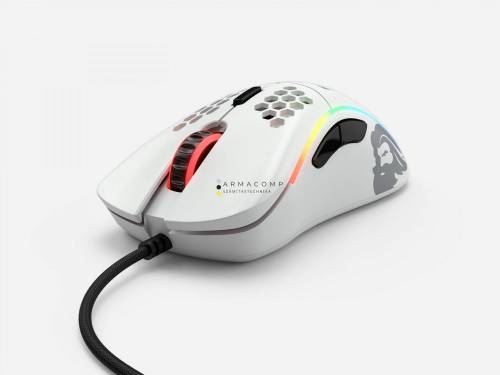 Glorious Model D Gaming Race RGB Matte White