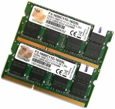 G.SKILL 16GB DDR3L 1600MHz Kit(2x8GB) SODIMM