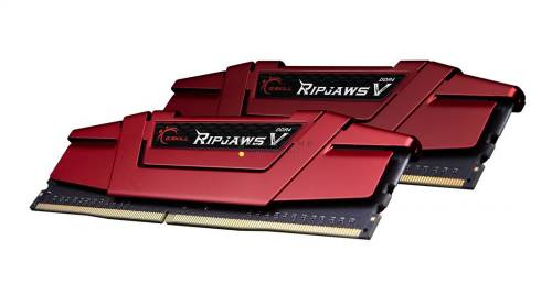G.SKILL 16GB DDR4 2400MHz Kit(2x8GB) RipjawsV Red