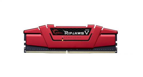 G.SKILL 16GB DDR4 2666MHz Kit(2x8GB) RipjawsV Red