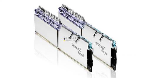 G.SKILL 16GB DDR4 3600MHz Kit(2x8GB) TridentZ Royal Silver