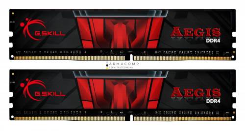 G.SKILL 32GB DDR4 2400Mhz Kit(2x16GB) AEGIS Black Red