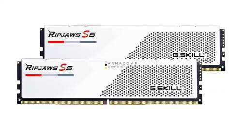 G.SKILL 32GB DDR5 5200MHz Kit(2x16GB) Ripjaws S5 White