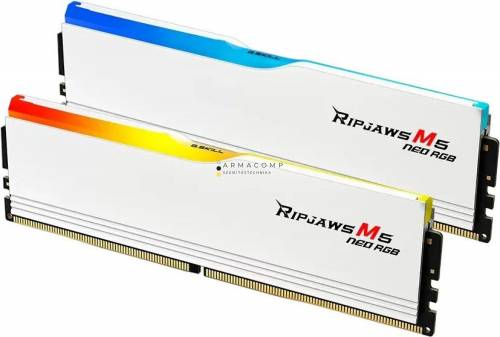 G.SKILL 32GB DDR5 6000MHz Kit(2x16GB) Ripjaws M5 Neo RGB White