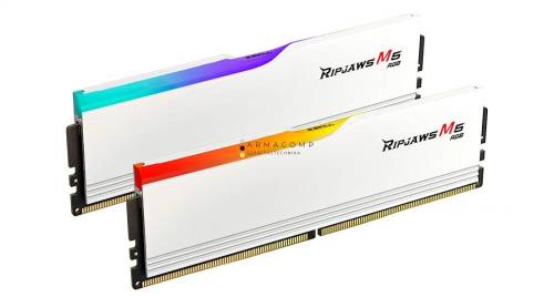 G.SKILL 32GB DDR5 6000MHz Kit(2x16GB) Ripjaws M5 RGB White