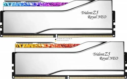 G.SKILL 32GB DDR5 6000MHz Kit(2x16GB) Trident Z5 Royal Neo Silver