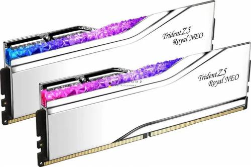 G.SKILL 32GB DDR5 6000MHz Kit(2x16GB) Trident Z5 Royal Neo Silver