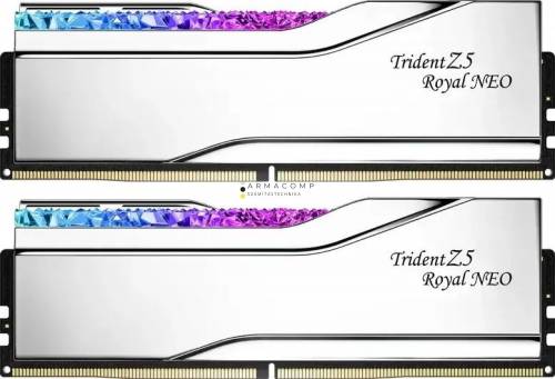 G.SKILL 32GB DDR5 6000MHz Kit(2x16GB) Trident Z5 Royal Neo Silver