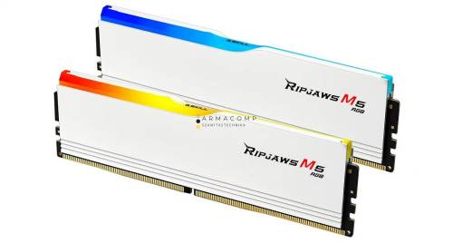 G.SKILL 32GB DDR5 6400MHz Kit(2x16GB) Ripjaws M5 RGB White