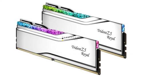 G.SKILL 32GB DDR5 6400MHz Kit(2x16GB) Trident Z5 Royal RGB Silver