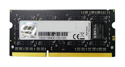 G.SKILL 4GB DDR3 1600MHz SODIMM Standard