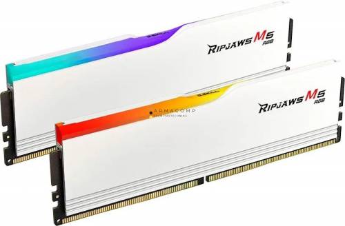 G.SKILL 64GB DDR5 5200MHz Kit(2x32GB) Ripjaws M5 RGB White