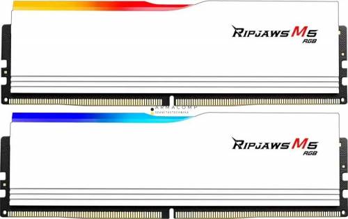 G.SKILL 64GB DDR5 5600MHz Kit(2x32GB) Ripjaws M5 RGB White