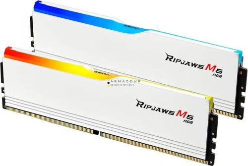 G.SKILL 64GB DDR5 5600MHz Kit(2x32GB) Ripjaws M5 RGB White