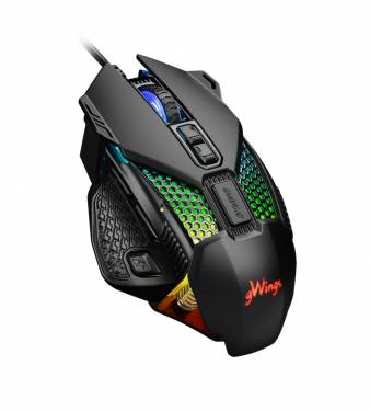 gWings GW9X5M Gaming Mouse Black